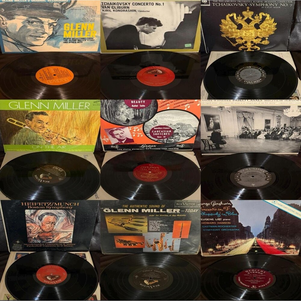 Vintage Classical & Jazz Vinyl Record Lot RCA Columbia LPs Lot of 9
